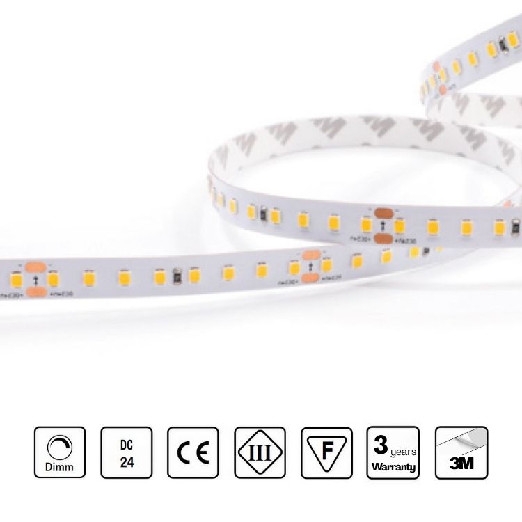 STRIP LED 24V 128 LED/m 22W/m CRI 90