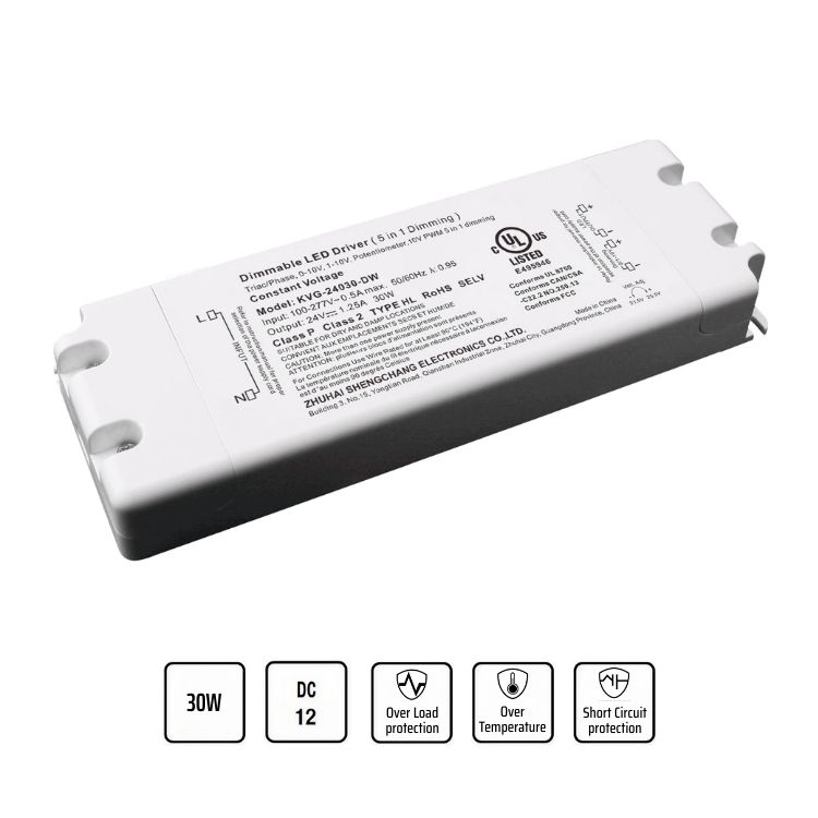 Alimentatore 12V 30W TRIAC/0-10V