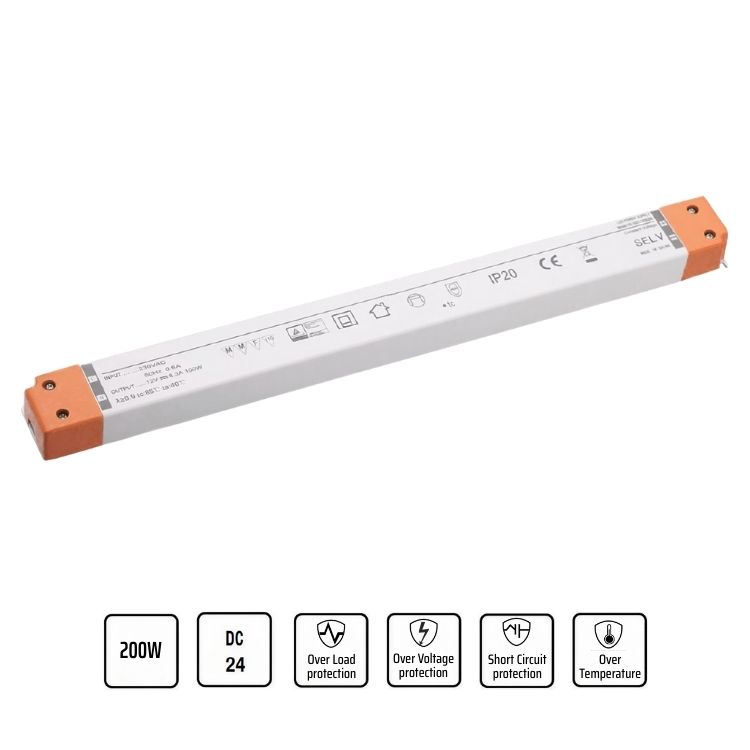 Alimentatore 24V 200W LineType