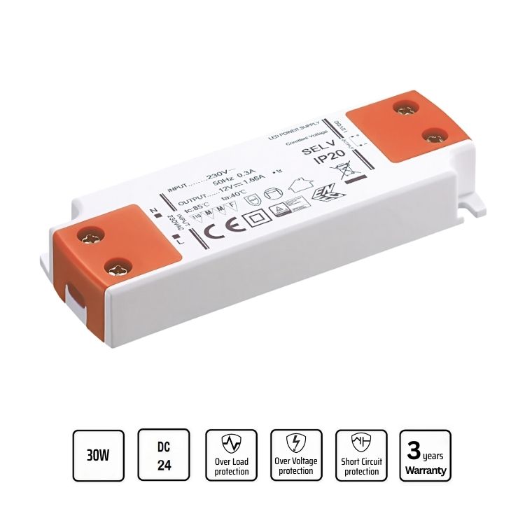 Alimentatore 24V 30W Ultrasottile