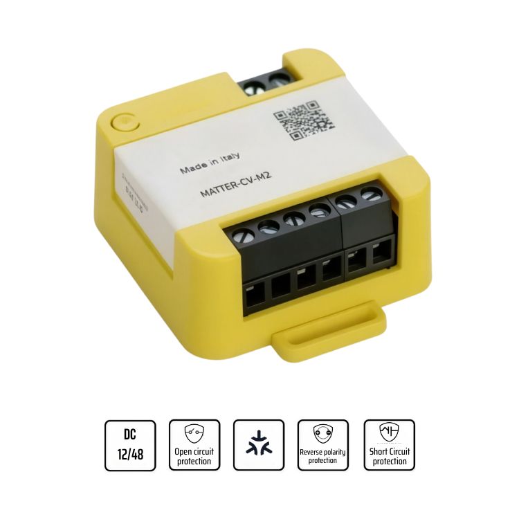 Dimmer 1-2 canali CV con ingresso MATTER/PUSH
