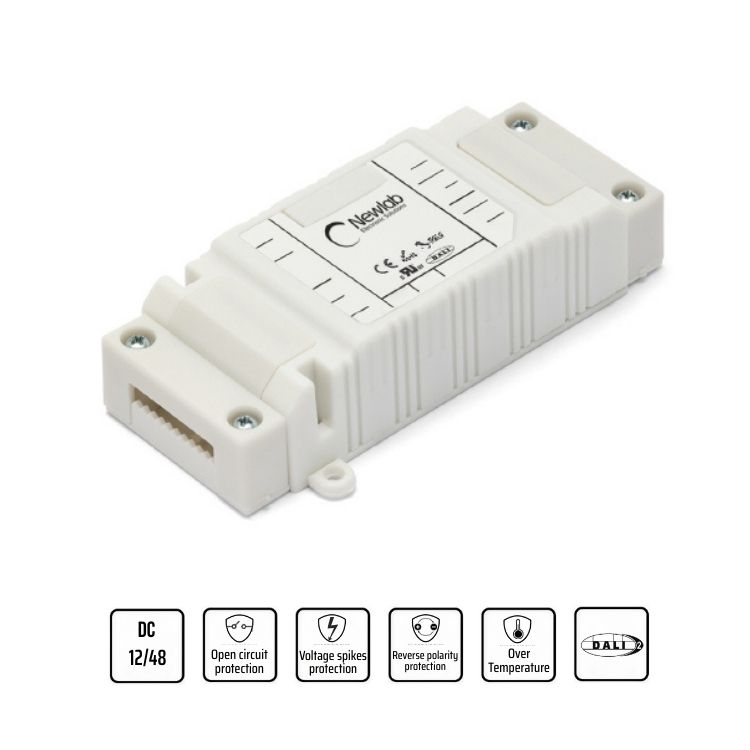 Dimmer monocanale CV con ingresso DALI2 utilizzo indipendente (UL)