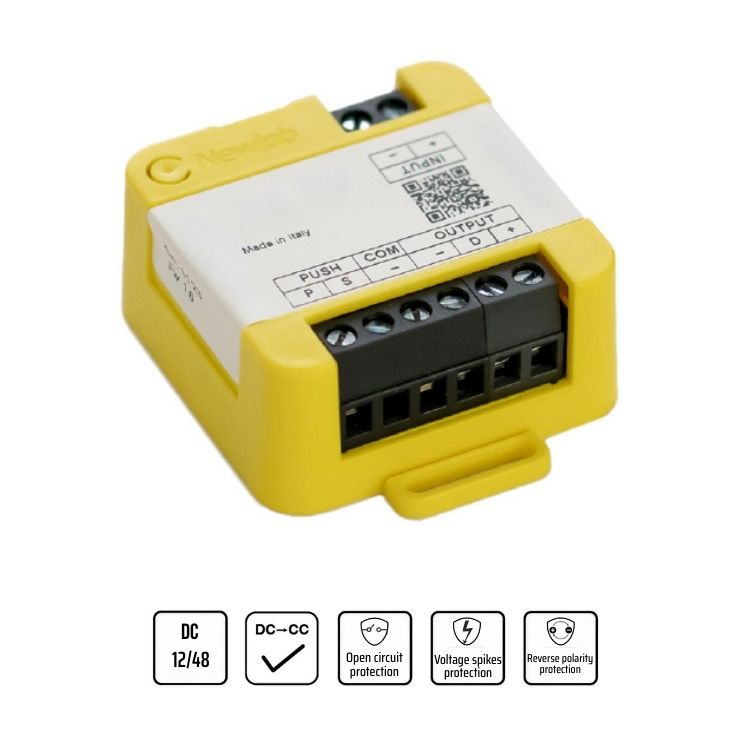 Dimmer monocanale CV con ingresso PUSH/POT/0-10V /1-10V