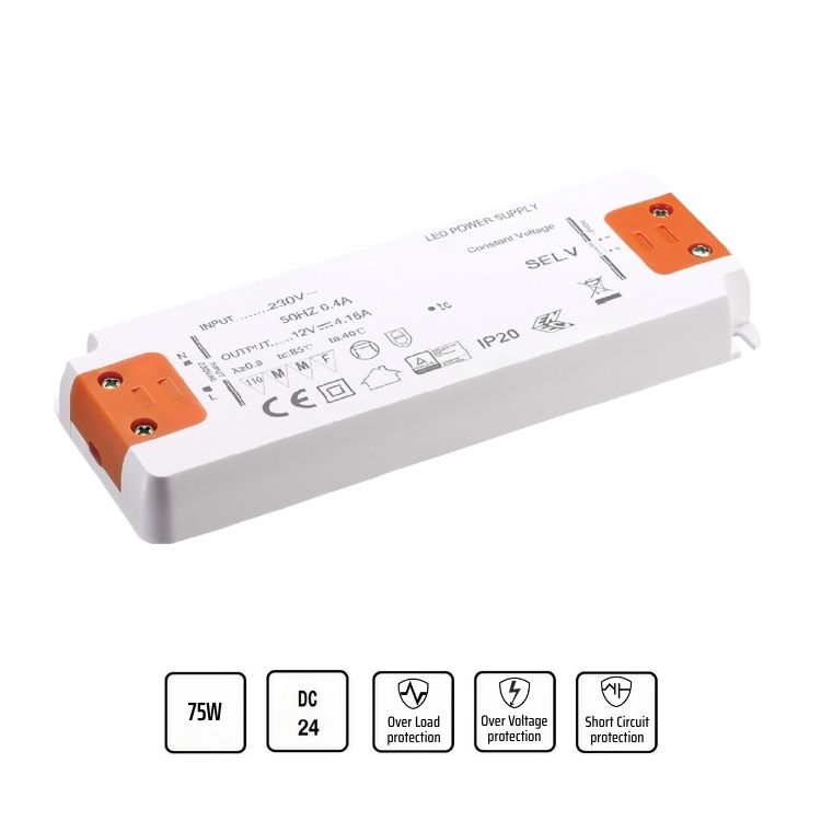 Alimentatore 24V 75W Ultrasottile