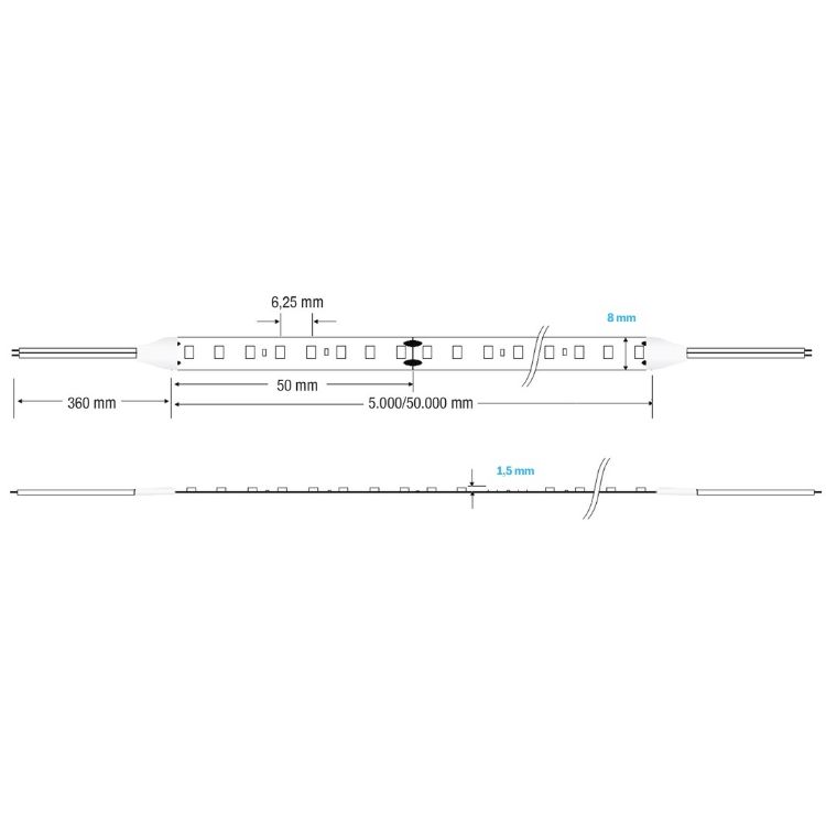 6W/m CRI 90 IP54
